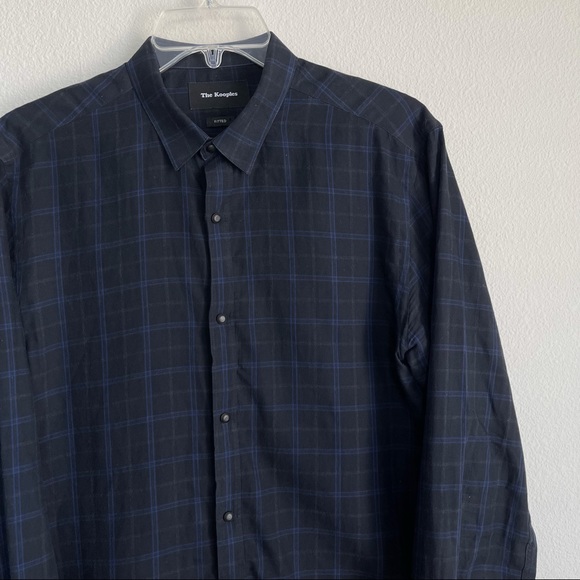 The Kooples Other - The Kooples Button Clip Down Checkered LS Shirt